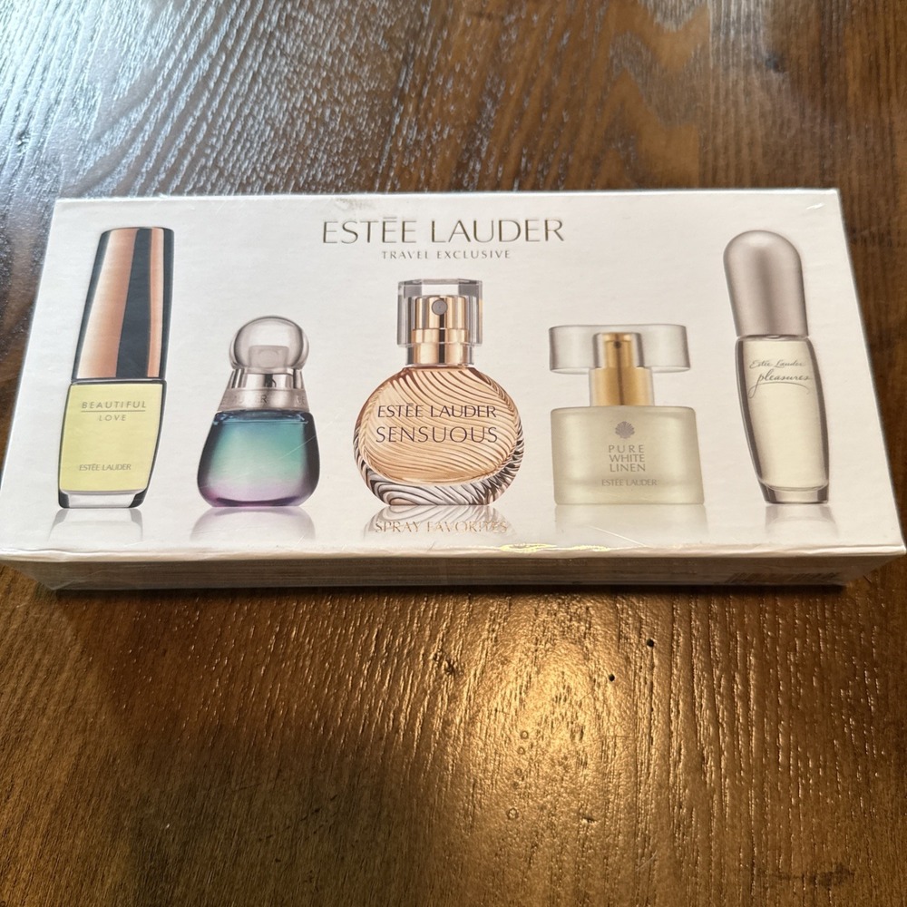 ESTEE LAUDER Travel Exclusive Spray Favorites Set Of 5 Sealed .14-.16 FL OZ Each